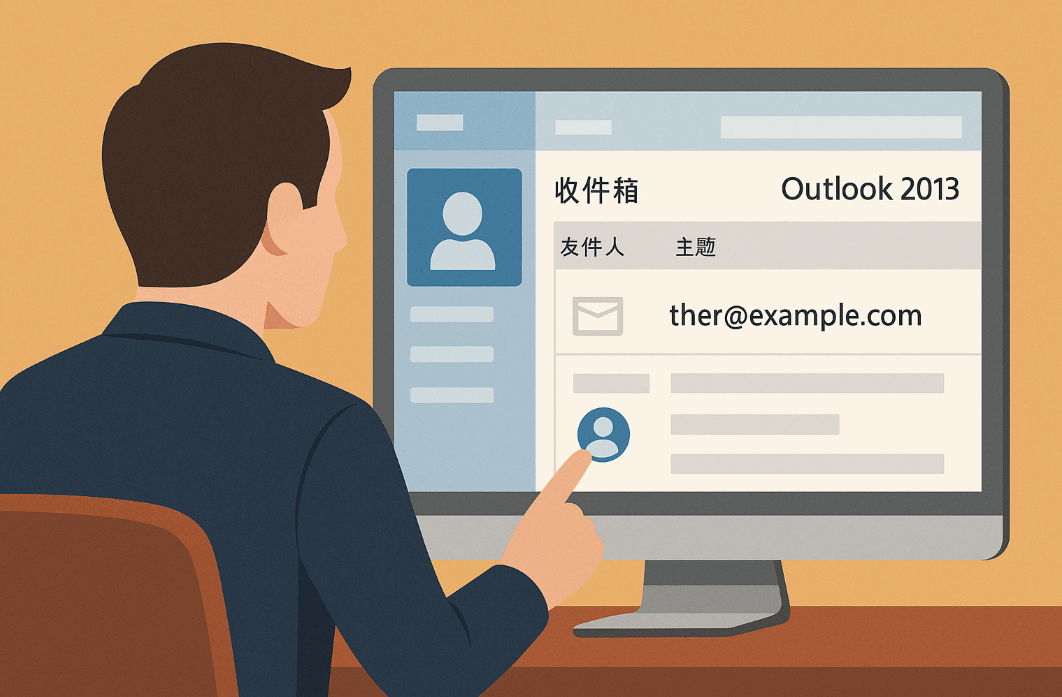 Outlook已保存联系人但发件人依然显示邮箱地址的解决方案